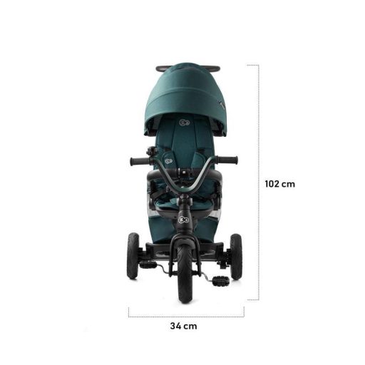 KINDERKRAFT SELECT Easytwist háromkerekű Midnight Green, Premium
