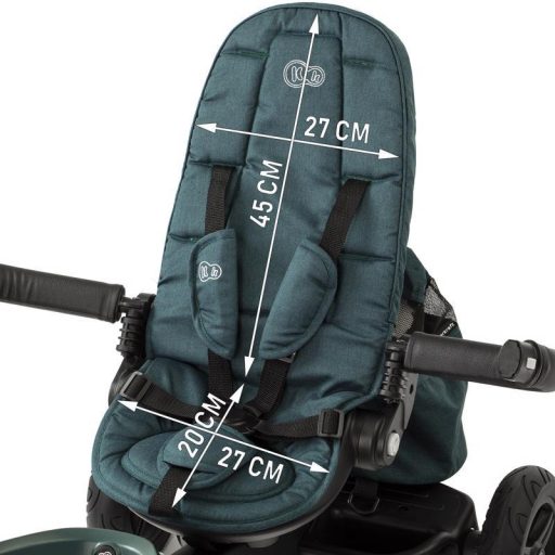 KINDERKRAFT SELECT Easytwist háromkerekű Midnight Green, Premium