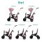 KINDERKRAFT SELECT Easytwist Háromkerekű Mauvelous Pink, Premium