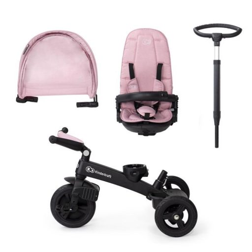 KINDERKRAFT SELECT Easytwist Háromkerekű Mauvelous Pink, Premium