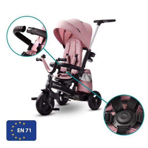 KINDERKRAFT SELECT Easytwist Háromkerekű Mauvelous Pink, Premium