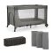 KINDERKRAFT Utazóágy Joy 2 Dark grey