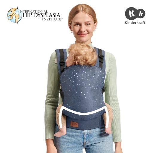 KINDERKRAFT Nino Confetti Denim hordozó