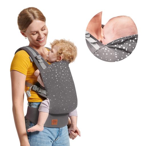 KINDERKRAFT Nino Confetti Grey hordozó