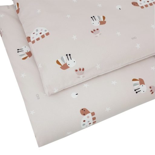 EKO Ágynemű 2 részes pamut Bees Beige mintával 40x60 cm, 90x120 cm