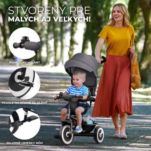 KINDERKRAFT Háromkerekű Aston Mystic Green