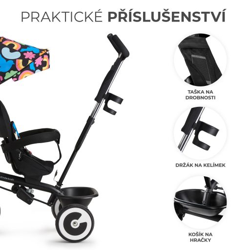 KINDERKRAFT Háromkerekű Aston Happy shapes