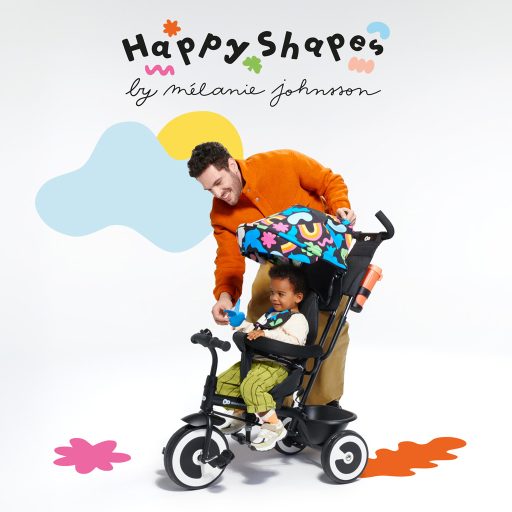 KINDERKRAFT Háromkerekű Aston Happy shapes