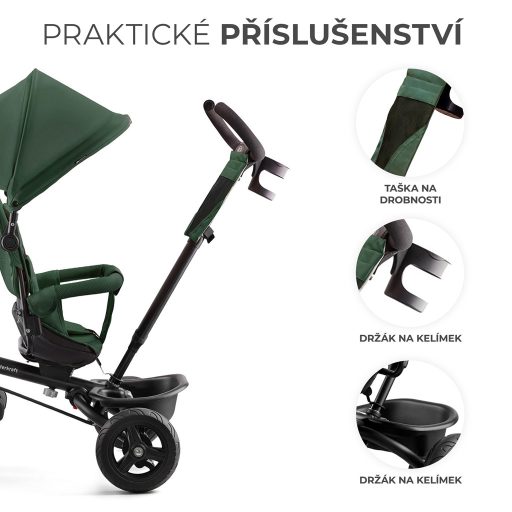 KINDERKRAFT Háromkerekű Aveo Mistic Green