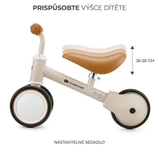 KINDERKRAFT Futóbicikli Cutie Beige