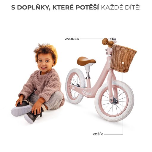 KINDERKRAFT SELECT Rapid2 Pink futóbicikli