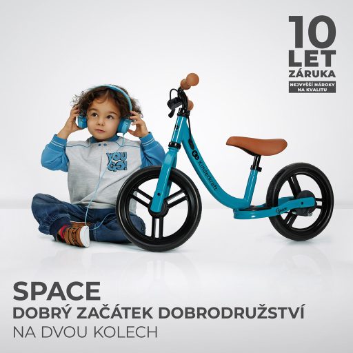 KINDERKRAFT Futóbicikli Space Mélykék
