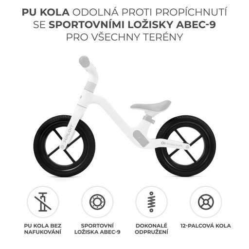 KINDERKRAFT Xploit Moonstone ezüst futóbicikli