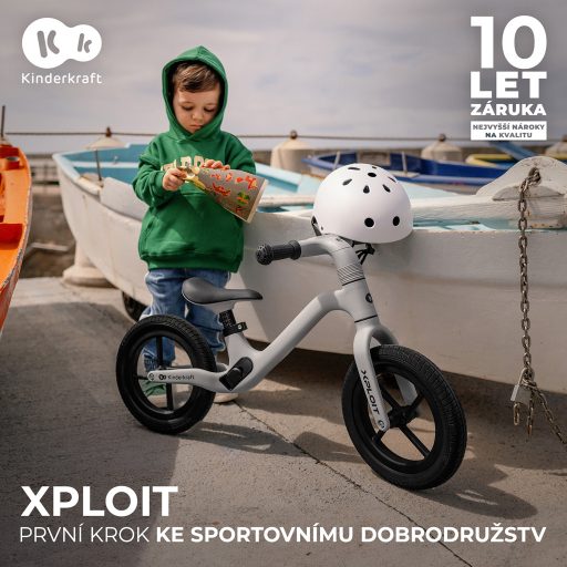 KINDERKRAFT Xploit Moonstone ezüst futóbicikli