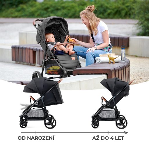 KINDERKRAFT Sport babakocsi Grande Plus Black