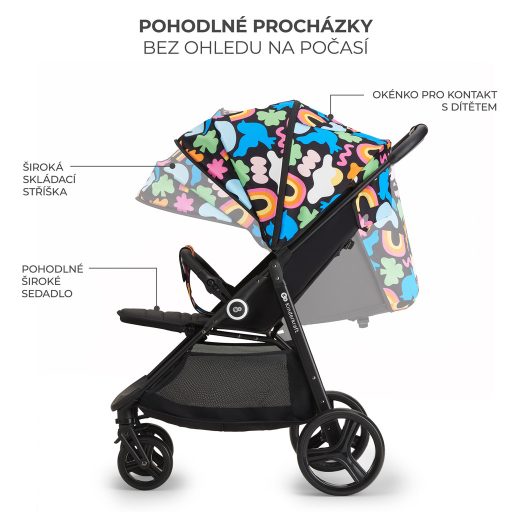 KINDERKRAFT Sport babakocsi Grande Plus Happy shapes