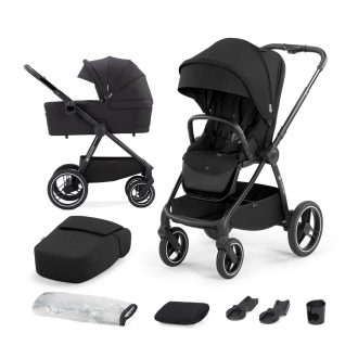   KINDERKRAFT SELECT Kombinált babakocsi Nea 2in1 Midnight Black, Premium
