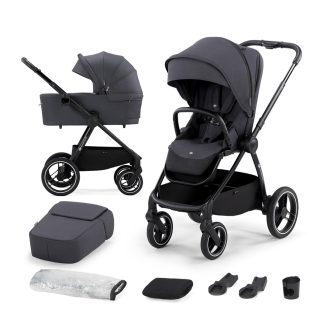   KINDERKRAFT SELECT Kombinált babakocsi  Nea 2in1 Deep Grey, Premium