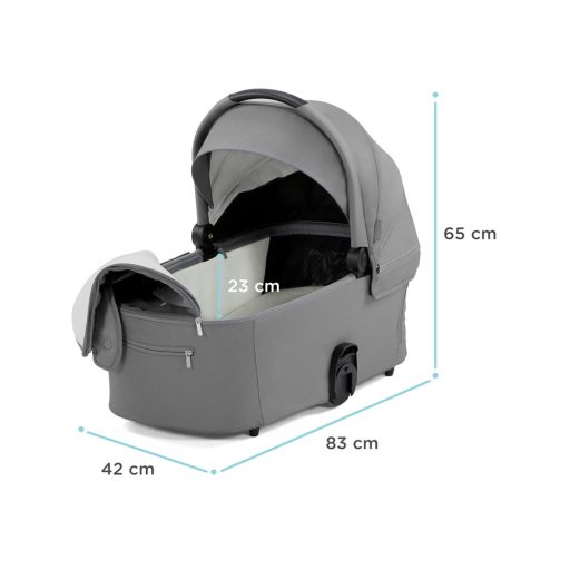 KINDERKRAFT SELECT Kombinált babakocsi Nea 2in1 Ash Pink, Premium