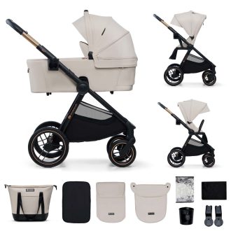 KINDERKRAFT Kombinált babakocsi Nea 2 2in1 Beige