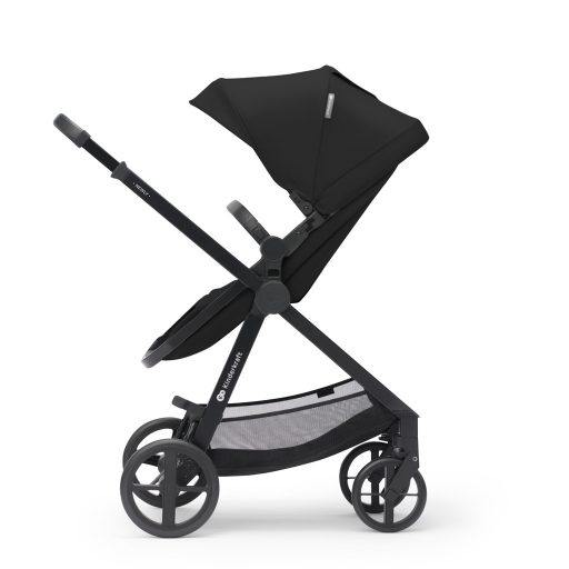KINDERKRAFT Babakocsi kombinált 3 az 1-ben Newly Classic fekete + Mink PRO
