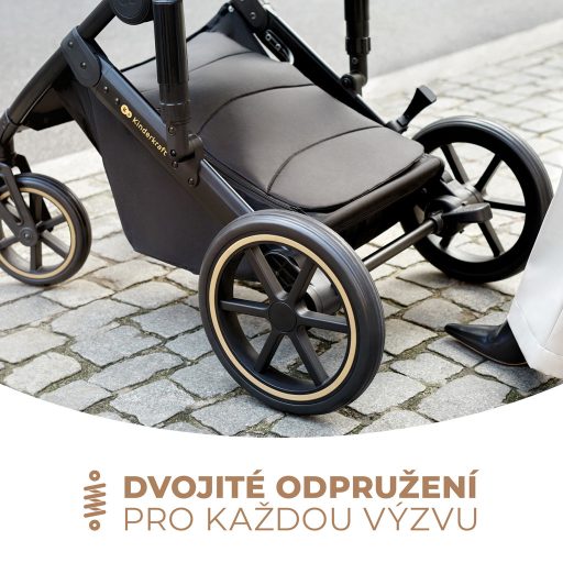 KINDERKRAFT Babakocsi kombi 2 az 1-ben Prime 2 Beige