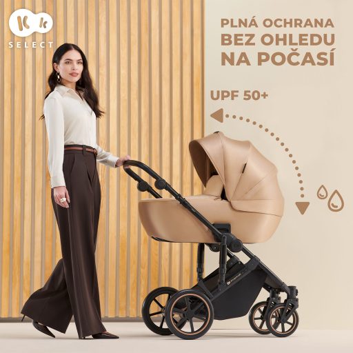 KINDERKRAFT Babakocsi kombi 2 az 1-ben Prime 2 Beige