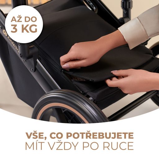 KINDERKRAFT Babakocsi kombi 2 az 1-ben Prime 2 Beige