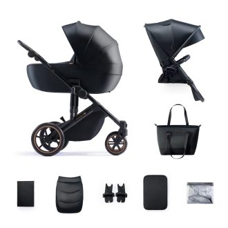 KINDERKRAFT Babakocsi kombinált 2 az 1-ben Prime 2 Black