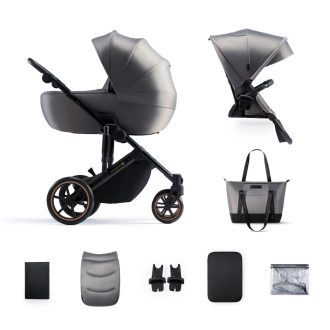 KINDERKRAFT Babakocsi kombinált 2 az 1-ben Prime 2 Grey
