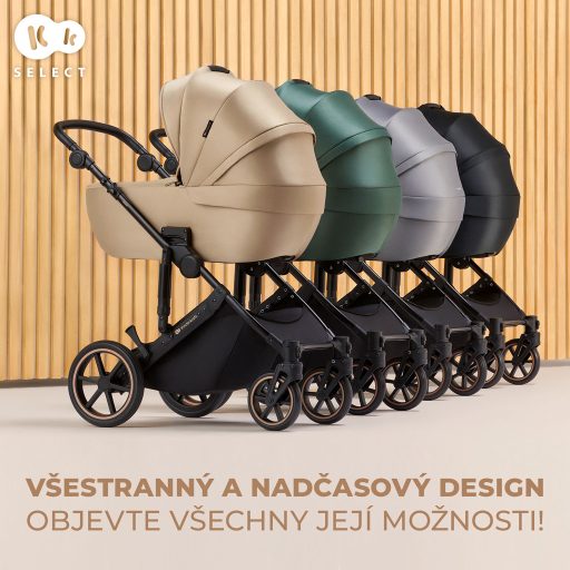 KINDERKRAFT Babakocsi kombinált 2 az 1-ben Prime 2 Grey