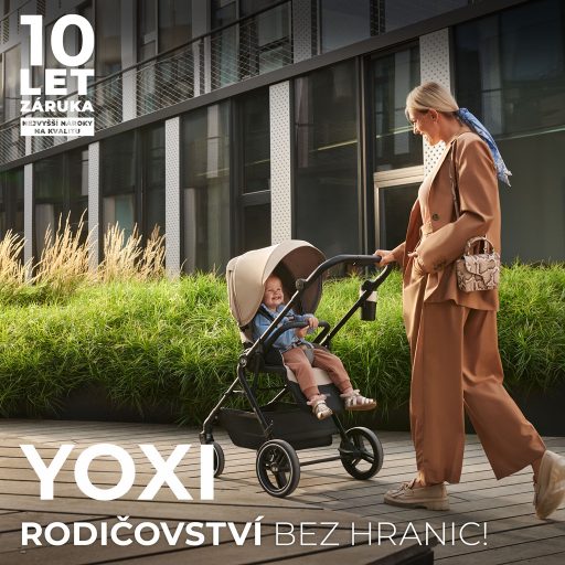 KINDERKRAFT SELECT Sport babakocsi Yoxi Pure Black