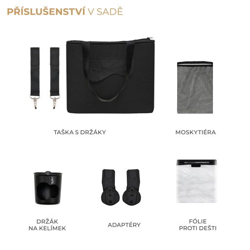 KINDERKRAFT SELECT Sport babakocsi Yoxi Pure Black