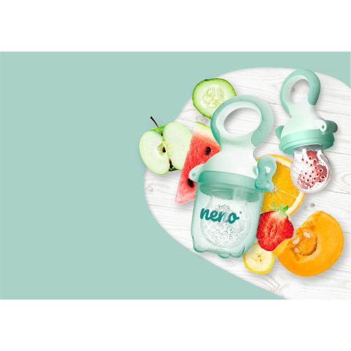 NENO Szilikon etető cumi Frutta