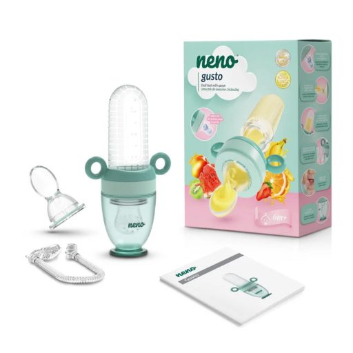NENO Szilikon etetőcumi kanállal Gusto 2 az 1-ben