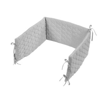 KLUPS Mantinel a kiságyba 180x30 cm Velvet Grey