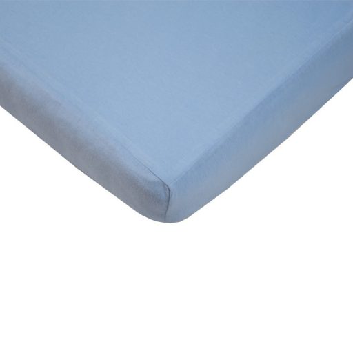 EKO Lepedő gumírozott jersey kék 120x60 cm