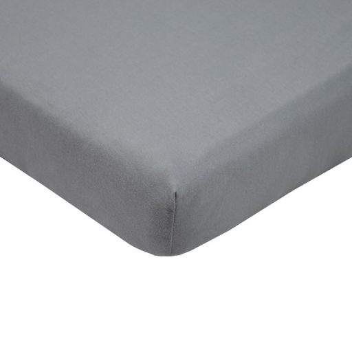 EKO Lepedő gumírozott jersey szürke 120x60 cm
