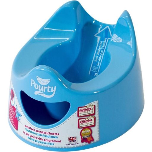 POURTY Könnyen kiöntethető éjszakai bili Blue