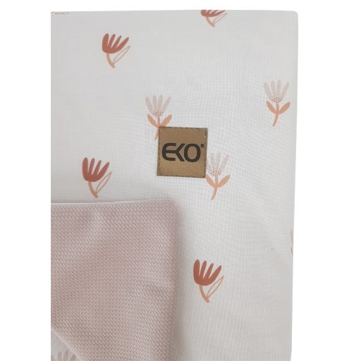EKO Takaró pamut kétoldalas bársonyos alátéttel Beige Meadow 100x80cm