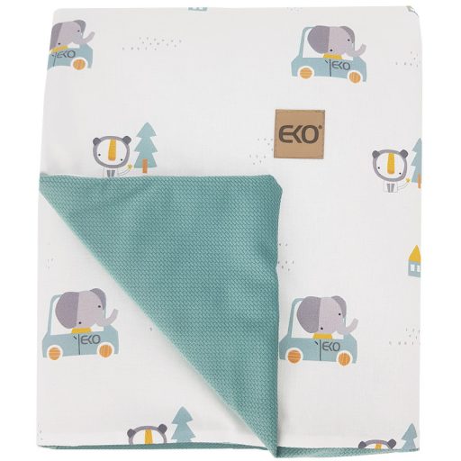EKO Deka pamut kétoldalas bársony alátéttel Cars 100x80cm