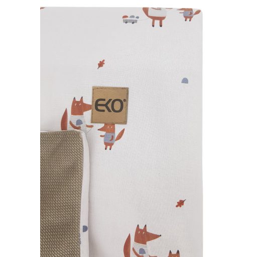 EKO Takaró pamut kétoldalas bársony alátéttel Fox 100x80cm