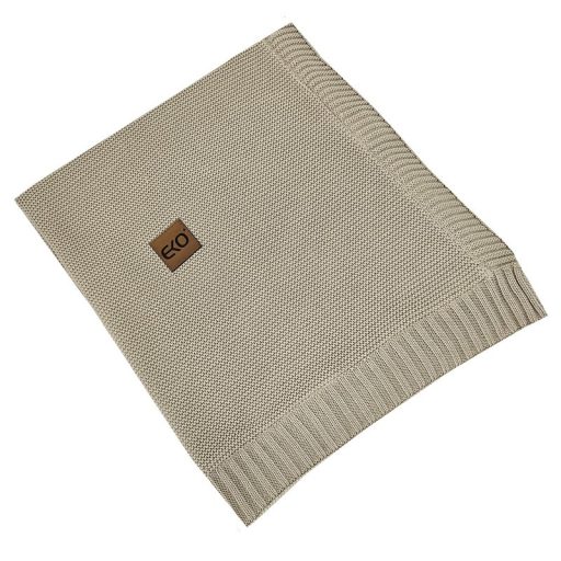 EKO Bambusz takaró szőrme béléssel Beige 100x80 cm