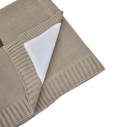 EKO Bambusz takaró szőrme béléssel Beige 100x80 cm