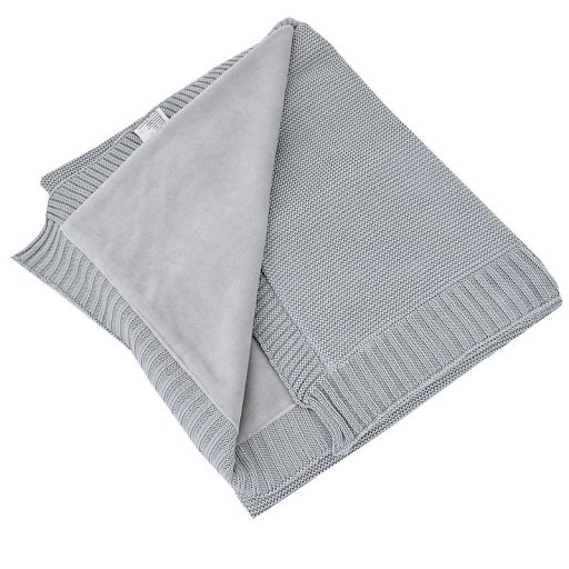 EKO Bambusz takaró szőrme béléssel Grey 100x80 cm