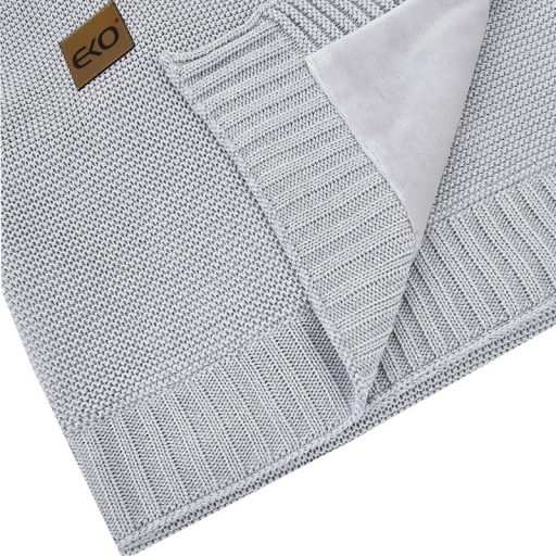 EKO Bambusz takaró szőrme béléssel Grey 100x80 cm