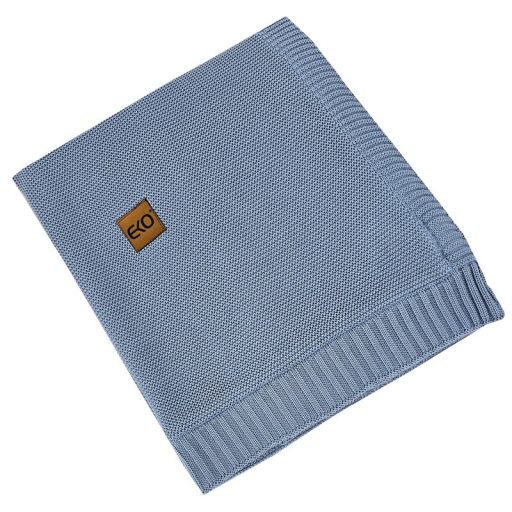 EKO Bambusz takaró szőrme béléssel Jeans 100x80 cm