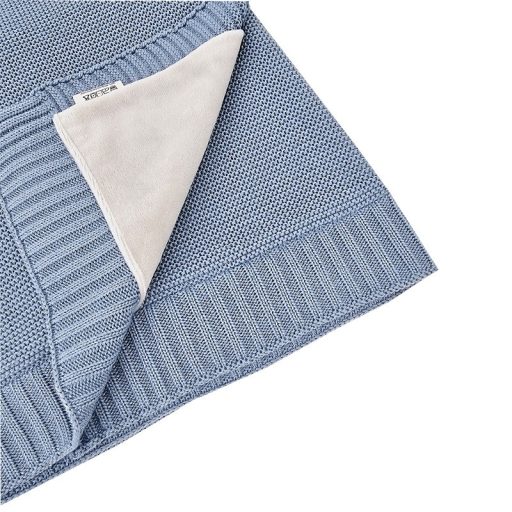 EKO Bambusz takaró szőrme béléssel Jeans 100x80 cm