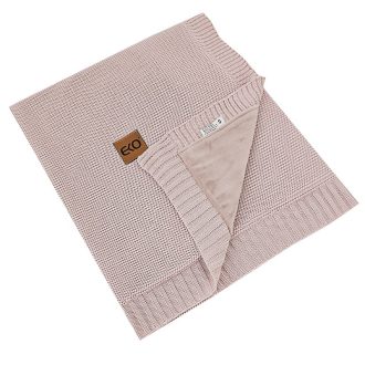 EKO Bambusz takaró szőrme béléssel Rose Pink 100x80 cm