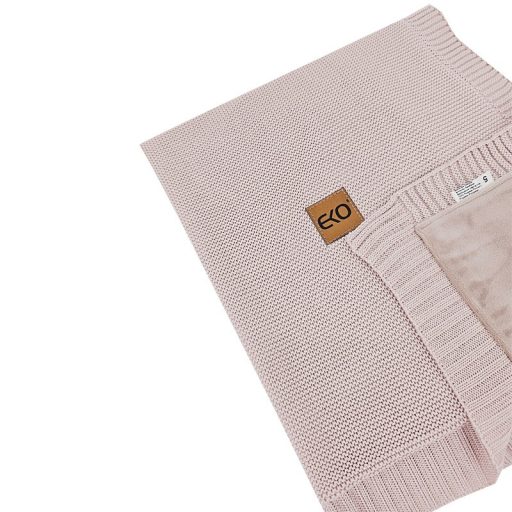 EKO Bambusz takaró szőrme béléssel Rose Pink 100x80 cm